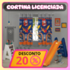 Cortina com ilhós microfibra estampada Patrulha Canina - 50320