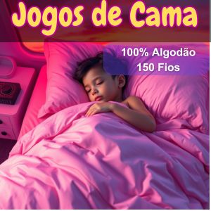 Jogos de Cama kids 100% algodão