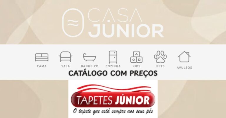 Catálogo Tapetes Júnior – com preços