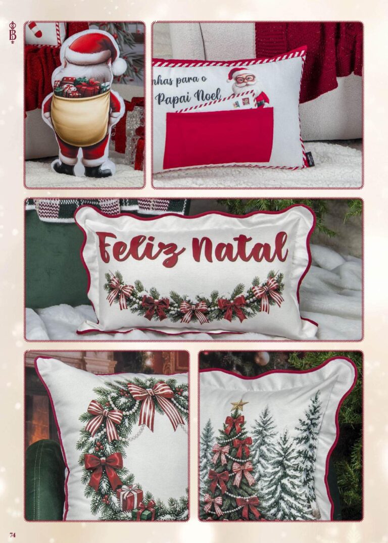 Colecao Natal 2026 Belchior Decor - Papai Noel e Feliz Natal