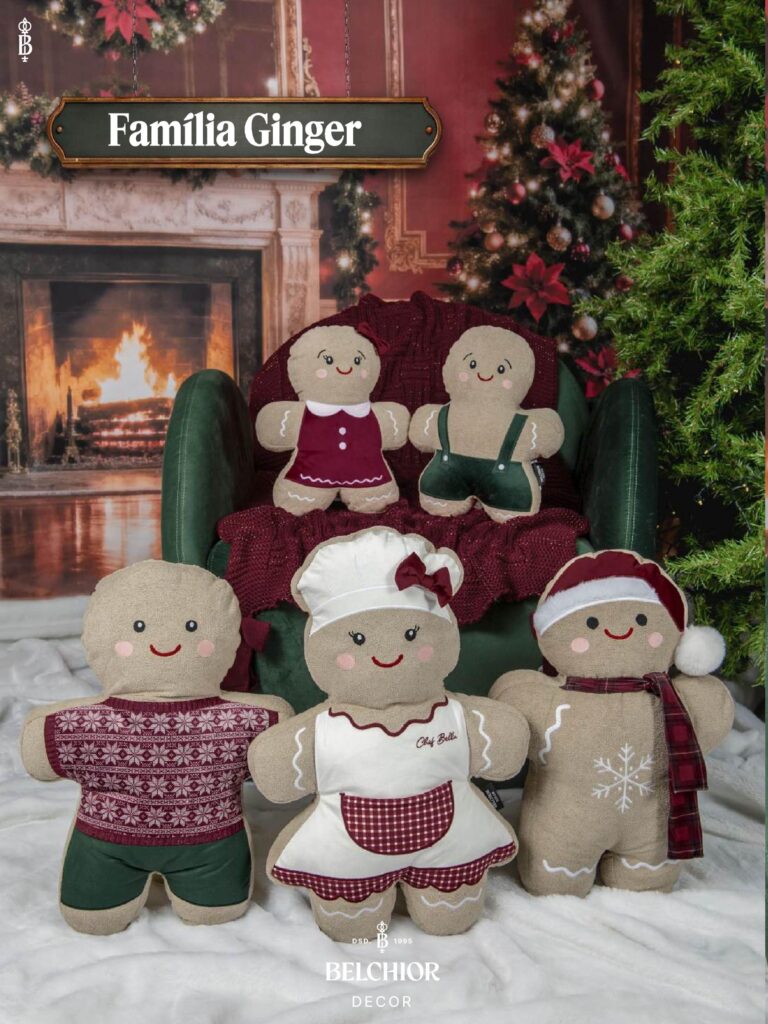 Colecao Natal 2026 Belchior Decor - Familia Ginger