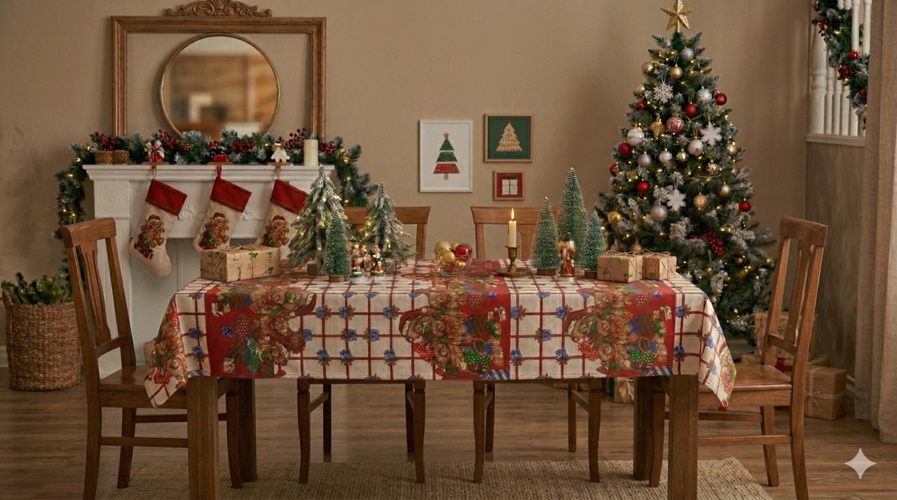 Linha Natal Tapetes Júnior 2026 — composição completa da coleção